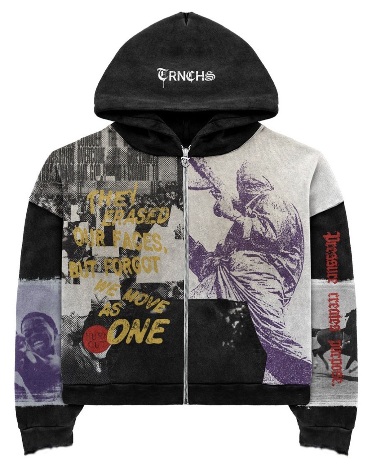 Pressure Purpose Graphic Zip-Up
