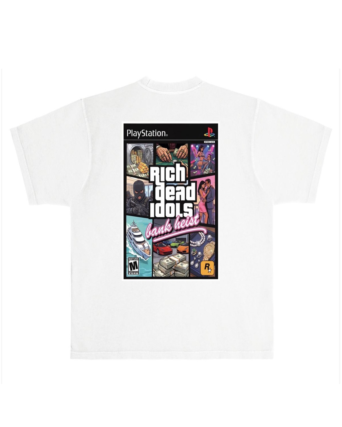 Heist Graphic Back Print Tee