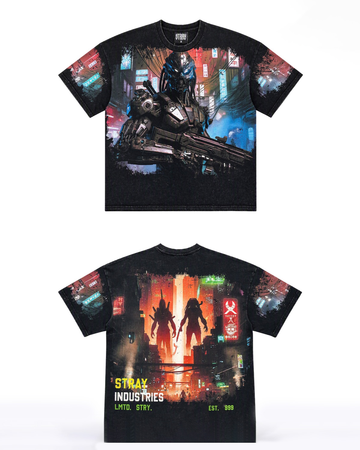 Stray Industries Cyber Hunter Tee