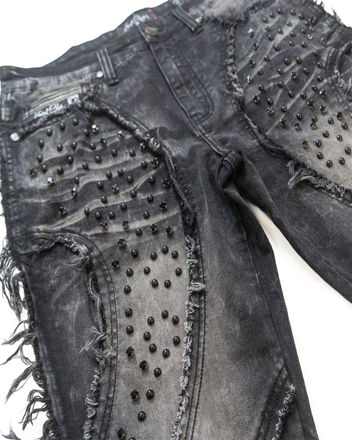 Signature Raw Edge Denim Pants