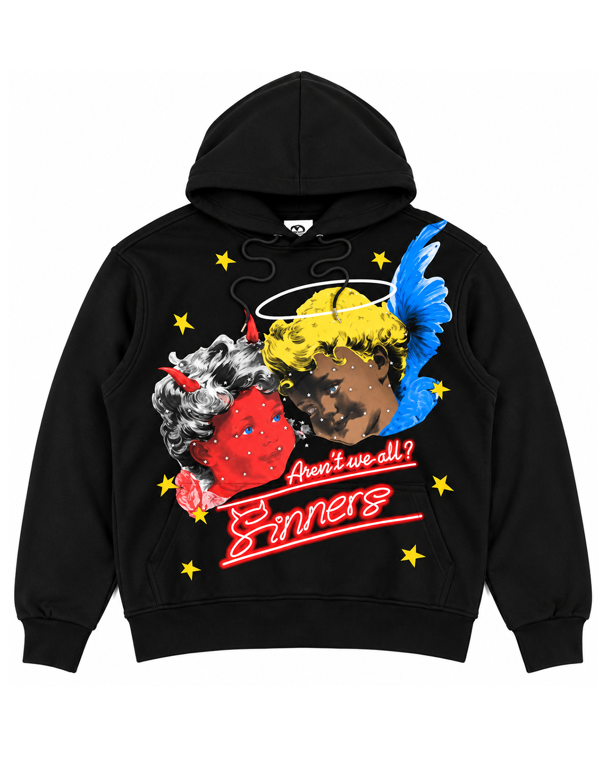 Sinners hoodie in black